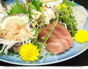刺身の盛り合せ 1,500円~